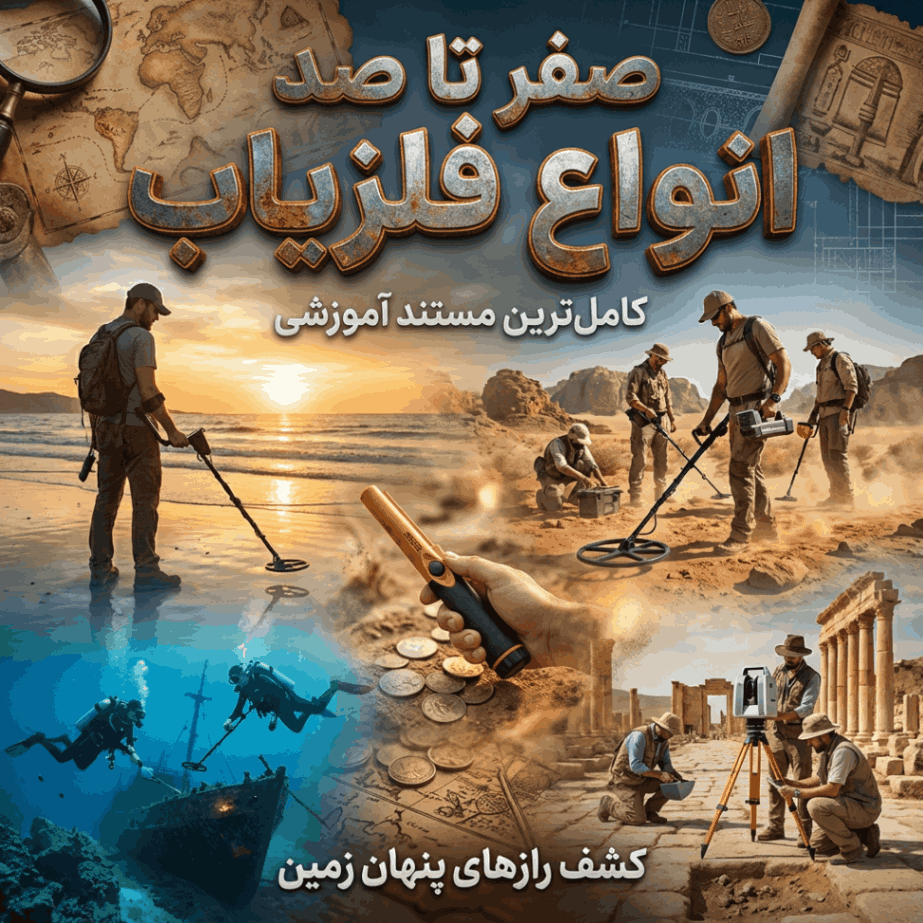 معرفی صفر تا صد انواع فلزیاب